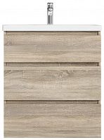 тумба под раковину am.pm gem s m91fsx0752of напольная, 75 см, 3 ящика, светлый дуб в Нижневартовске