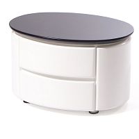 тумбочка овальная apriori натуральное дерево/берёза в Нижневартовске