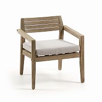 кресло climby из эвкалипта серое от la forma (ex julia grup) в Нижневартовске