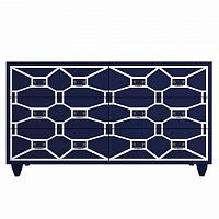 синий комод emerald 6 ящиков синий в Нижневартовске