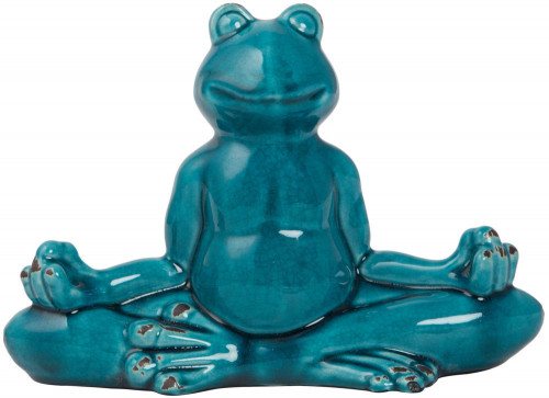 декор frog blue meditation в Нижневартовске