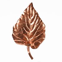 подсвечник настенный медный лист miranda, 33 см в Нижневартовске