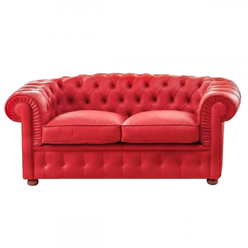 диван честерфилд (chesterfield) прямой красный в Нижневартовске
