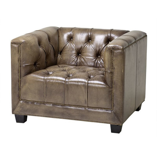 стул paolo от eichholtz коричневый в Нижневартовске