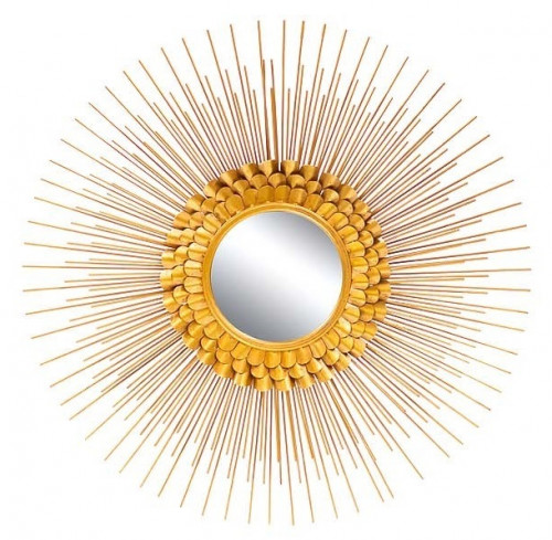 зеркало-солнце декоративное в золотой раме 80 см galaxy в Нижневартовске