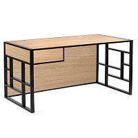 рабочий стол millenium black светлый дуб в Нижневартовске