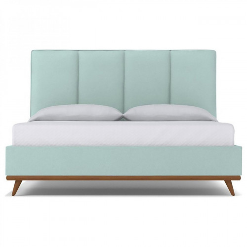 кровать двуспальная 160х200 голубая carter sky в Нижневартовске