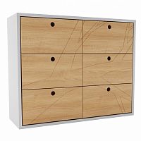 комод лория дуб и белый от odingeniy в Нижневартовске