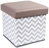 пуфик с ящиком для хранения tatkraft fort искусственная кожа в Нижневартовске