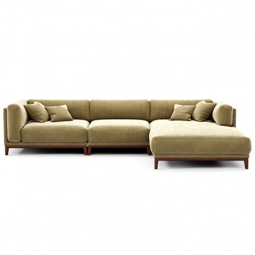 диван case угловой темно- бежевый в Нижневартовске