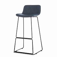 барный стул neo с мягкой обивкой синий в Нижневартовске