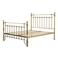 кованая двуспальная кровать 180х200 золотая blaine в Нижневартовске