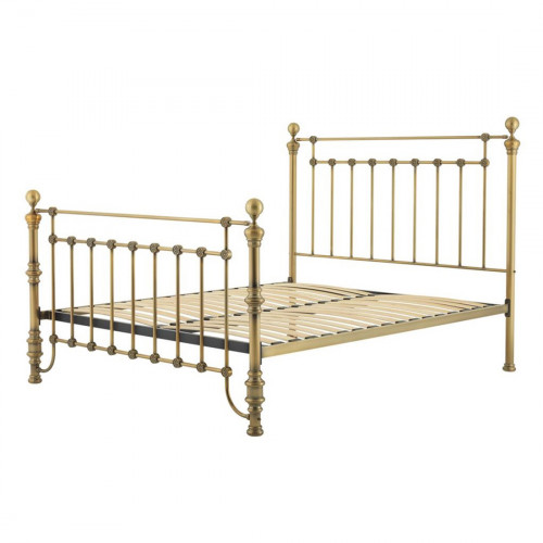 кованая двуспальная кровать 180х200 золотая blaine в Нижневартовске