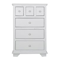 комод adelina 6 ящиков белый в Нижневартовске
