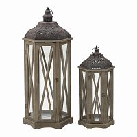 набор фонарей austin 2 шт. коричневого цвета в Нижневартовске