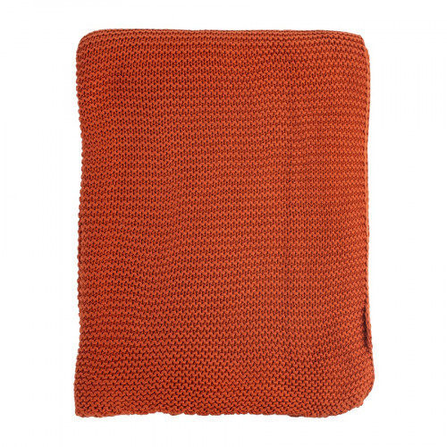 плед жемчужной вязки терракотового цвета в Нижневартовске