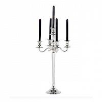 канделябр серебряный на 5 свечей amarillo s от eichholtz, 60 см в Нижневартовске