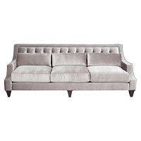 диван tufted прямой серый в Нижневартовске