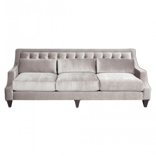 диван tufted прямой серый в Нижневартовске