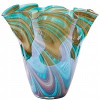 ваза стеклянная (цветная) h28d30 в Нижневартовске