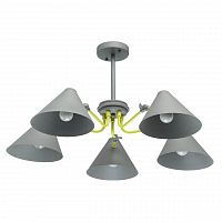 потолочная люстра mw-light чили 1 711010105 серая в Нижневартовске