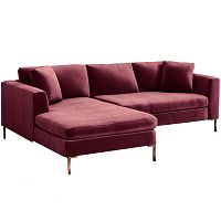 диван edlyn petite угловой красный в Нижневартовске