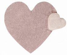 ковер сердце с подушкой розовый в Нижневартовске