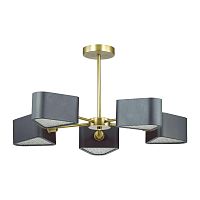 потолочная люстра lumion riven 4406/5c черная в Нижневартовске