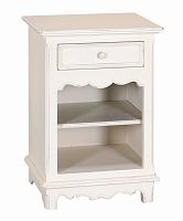 тумба прикроватная с ящичком нордик белая в Нижневартовске