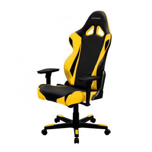 кресло геймерское dxracer racing re0 черно-желтое в Нижневартовске