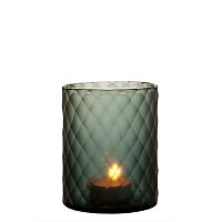 подсвечник стеклянный сапфировый morton s от eichholtz, 16 см в Нижневартовске