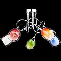 потолочная люстра eurosvet 2267/5 хром в Нижневартовске