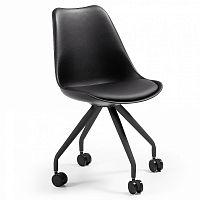 cтул lars черный на колесиках от la forma (ex julia grup) в Нижневартовске