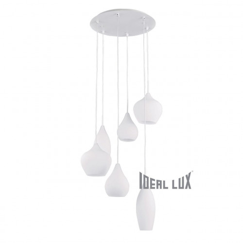 подвесная люстра ideal lux soft sp6 bianco в Нижневартовске