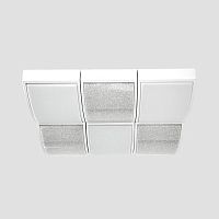 потолочный светодиодный светильник ambrella light orbital crystal sand fs1510 wh/sd 144w d540*540 в Нижневартовске