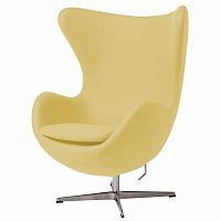 кресло egg chair желтое в Нижневартовске