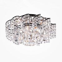 потолочная люстра eurosvet шарм 16017/6 хром strotskis в Нижневартовске