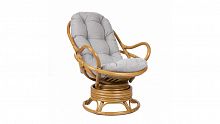 кресло-качалка swivel rocker коричневый в Нижневартовске