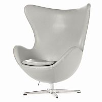 кресло egg м светло-серое в Нижневартовске