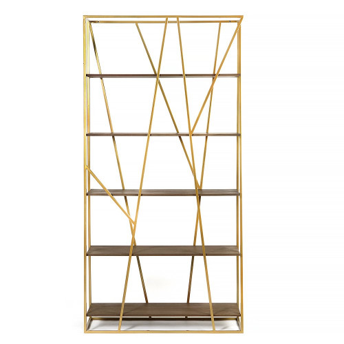 стеллаж powell gold американский орех в Нижневартовске