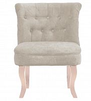 кресло dawson светло-серый велюр молочные ножки м в Нижневартовске