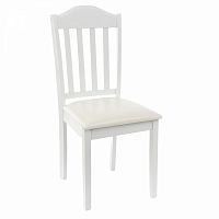 стул деревянный midea white в Нижневартовске