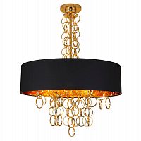 люстра дизайнерская spoilage черная с золотом в Нижневартовске