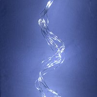 светодиодная электрическая гирлянда audrey 2 м, 10 нитей серебристого цвета в Нижневартовске