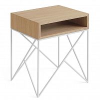 прикроватная тумба prince светлый дуб с белым в Нижневартовске