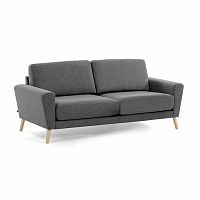 диван guy трехместный темно-серый от la forma (ex julia grup) в Нижневартовске