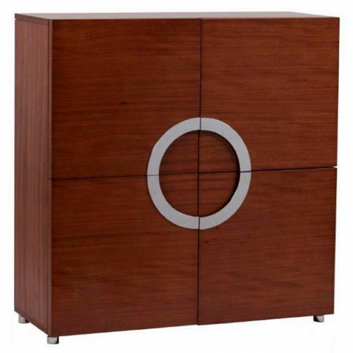 комод lotus walnut коричневый в Нижневартовске