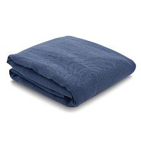 простыня из стираного льна темно-синего цвета essential 180х270 в Нижневартовске