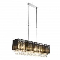 подвесная светодиодная люстра globo bagana 15095h2 черная в Нижневартовске