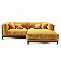 диван case угловой оранжевый в Нижневартовске